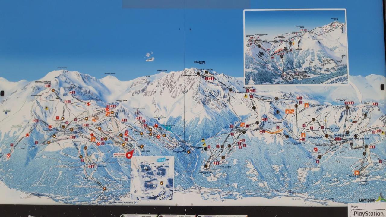 Bourg St Maurice Les Arcs 1800 Charvet Belles Challes Vue Panoramique, Nature, Bien Etre, Paisible, Espace Exterior photo